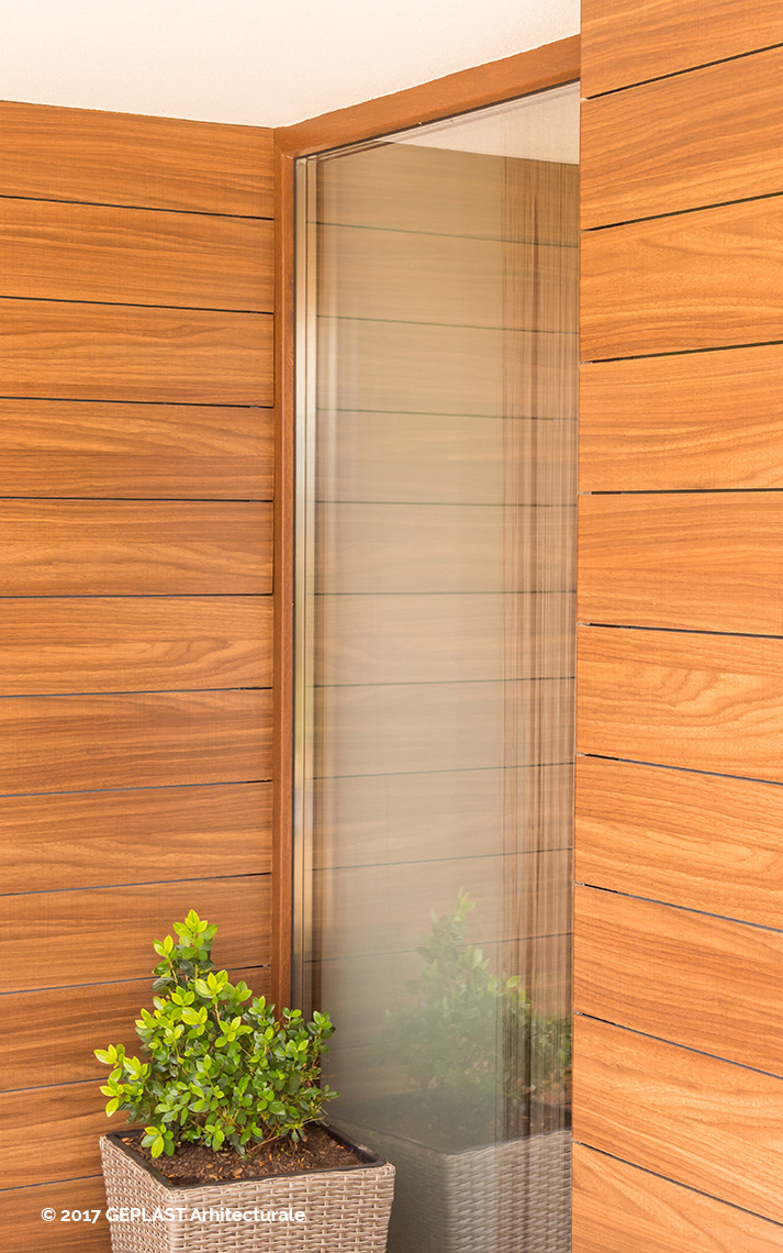 Fatada ventilata HPL imitatie lemn Abet Laminati