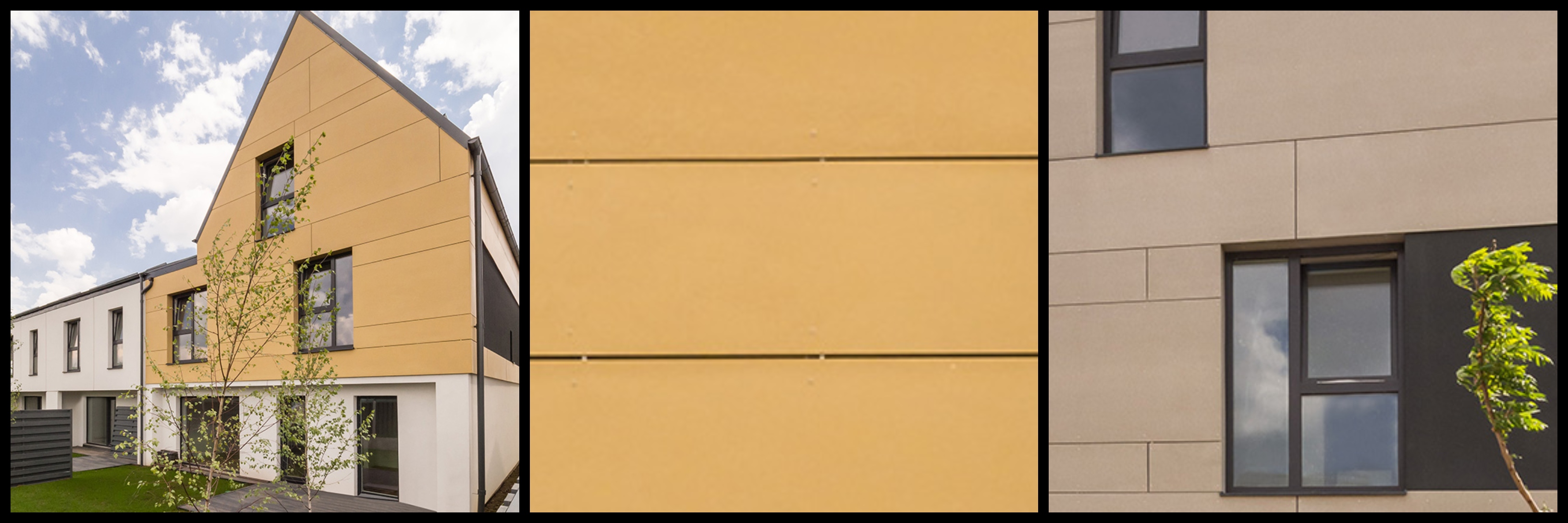 Fatada ventilata realizata cu panouri din fibrociment marca Cembrit, Cladire rezidentiala in Bucuresti